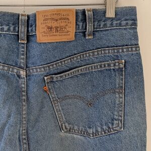 Vintage Levi's Orange Tab Jeans Made in Canada 36 x 30 High Rise Straight